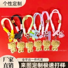 爆款卡通三丽鸥系列钥匙扣挂饰可爱KT猫手机包包挂绳送女友礼物