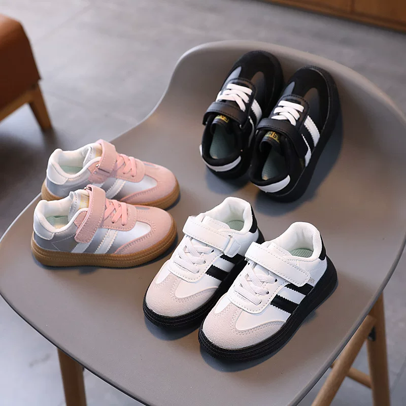 Children's white shoes, sneakers, casual footwear for men and women, soft sole, wholesale