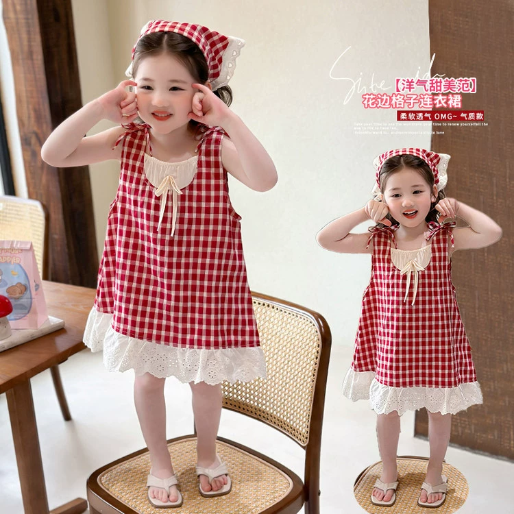 Summer dress, scarf