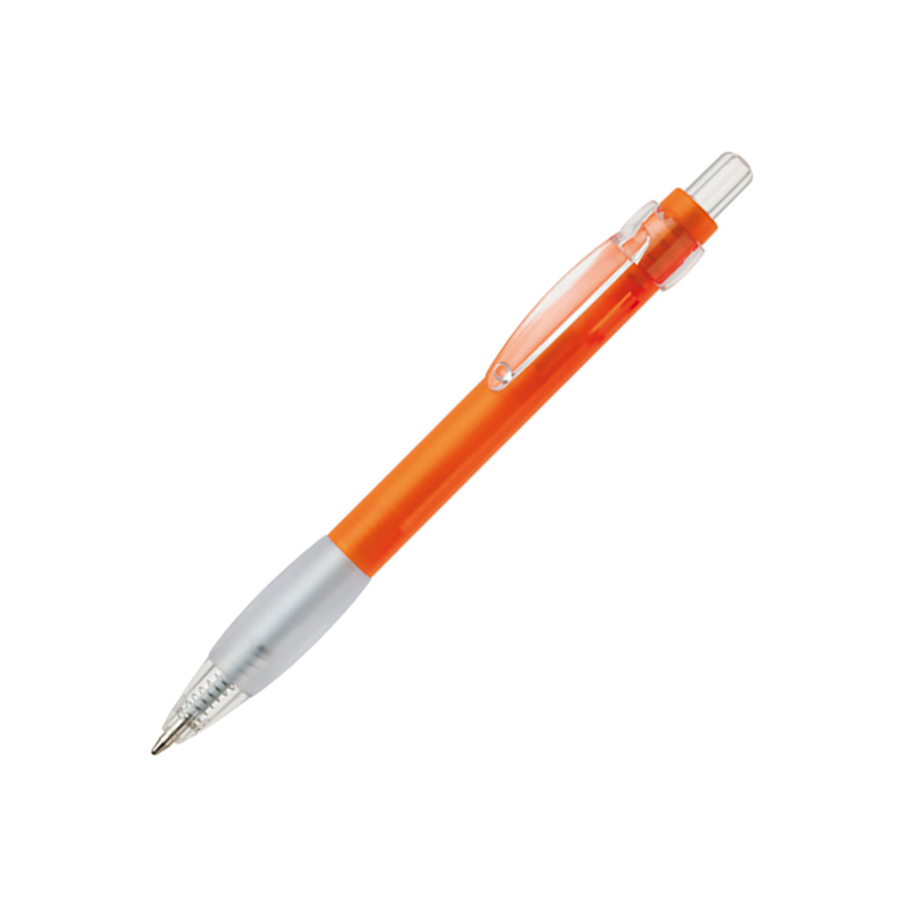 Bolígrafo de comercio exterior con cuerpo transparente, funda protectora blanca, bolígrafo retráctil, bolígrafo publicitario, bolígrafo de regalo, venta al por mayor del fabricante.