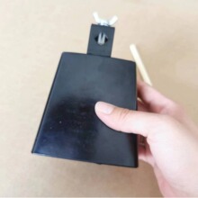 底鼓牛铃打击乐器架子鼓乐队伴奏配件牛铃 方铃铛