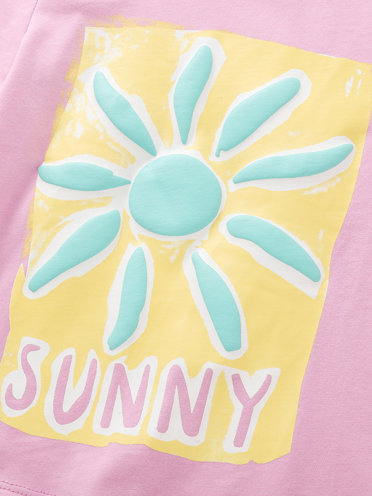 Trajes de niñas malwee transfronterizos de verano nuevos niñas lindas pijamas de niños europeos y estadounidenses ropa para el hogar