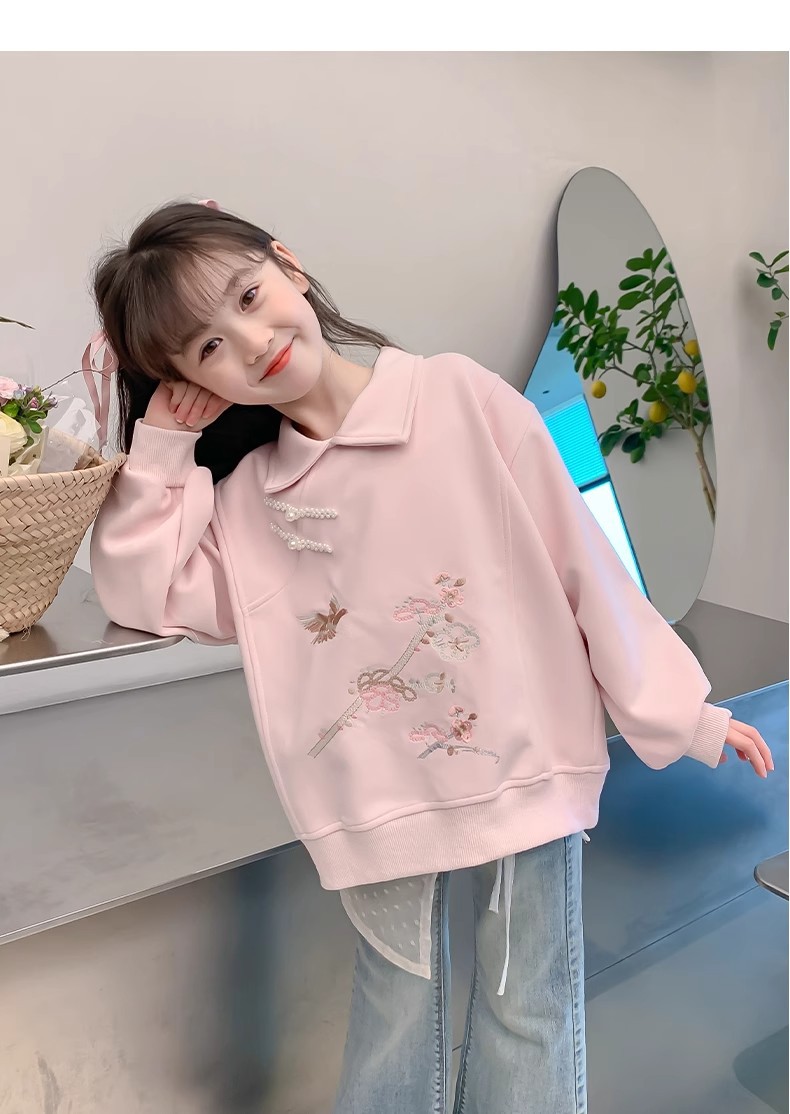 Kinder Hoodie Set Für Mädchen Herbst Im Modischen Chinesischen Stil_voghion.com