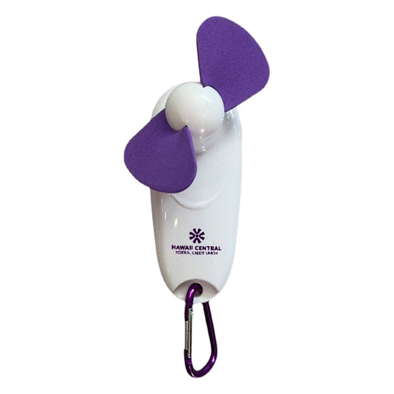 Фабрика оптом ручной Альпинизм Пряжка маленький вентилятор портативный Альпинизм Пряжка вентилятор может печатать логотип