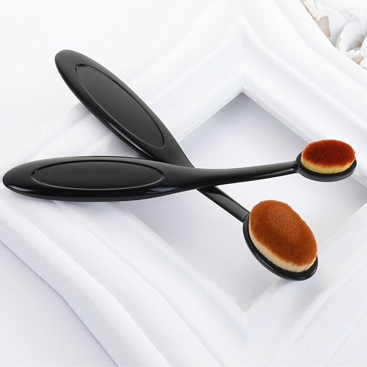 No. 4 cepillo de dientes cepillo de maquillaje cepillo de dientes flexible cepillo base BB crema cepillo de blanqueador no comer polvo cepillo de limpieza multifuncional