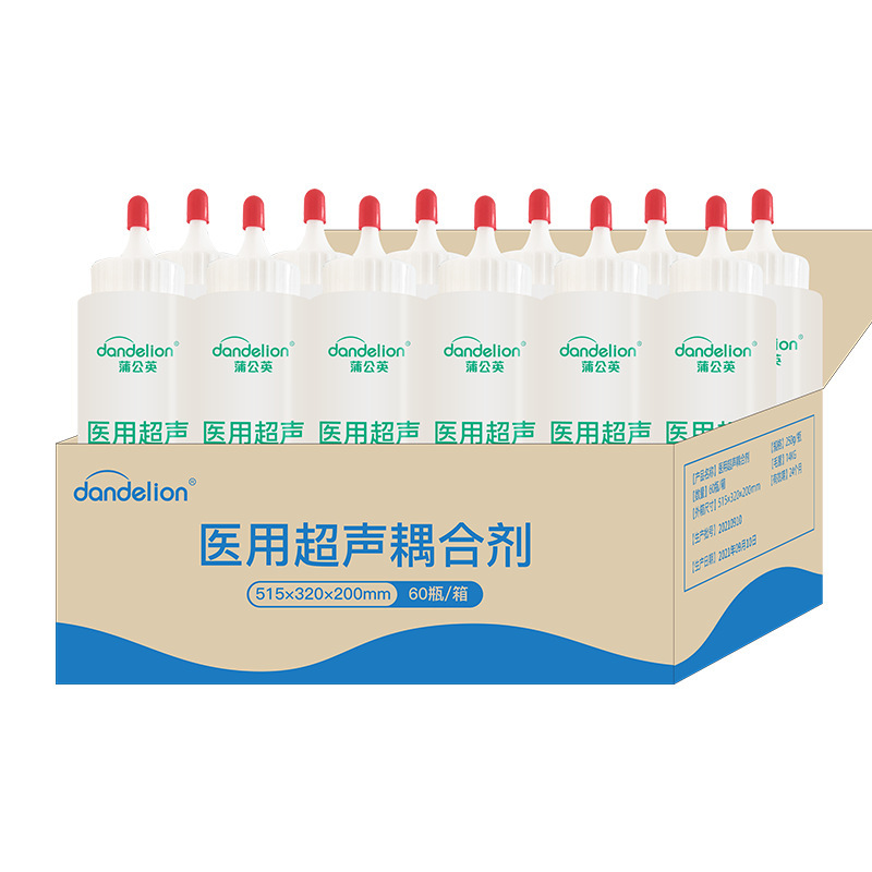 250毫升超声耦合剂胎心检测B超耦合剂美容孕妇家用耦合剂60瓶一箱