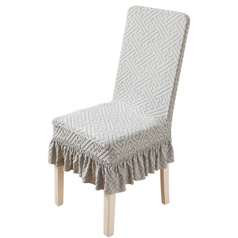 Cubierta de asiento elástico espesa esponja cojín integral cuatro estaciones general simple asiento de mesa de comedor cubierta de asiento cojín de invierno