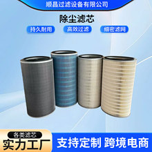 厂家批发除尘工业过滤焊接车间除尘滤芯滤筒粉尘除尘器除尘滤筒