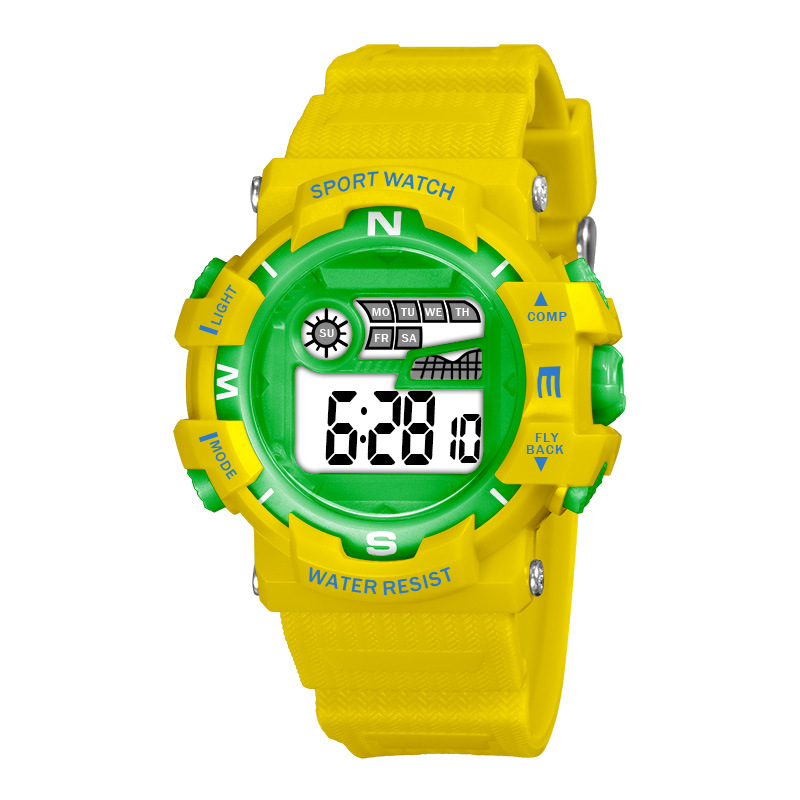 Nueva tendencia de niños estudiantes relojes electrónicos multifuncionales al aire libre cronógrafo nocturna relojes electrónicos fabricantes al por mayor