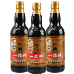 ファミリーパック 東古一品生醤油 500ml×3本 特製醸造醤油 冷菜・海鮮物のつけ醤油
