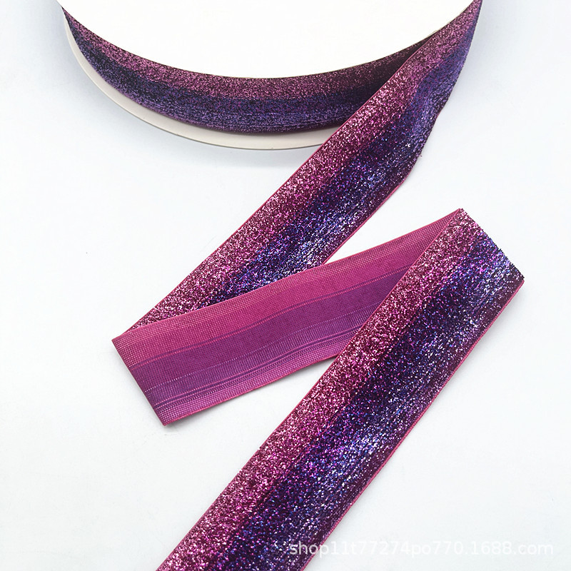 2.7 Métro / paquete de terciopelo de 38 mm boda hecha a mano cinta embalaje de regalo arco DIY decoración de fiesta Santa