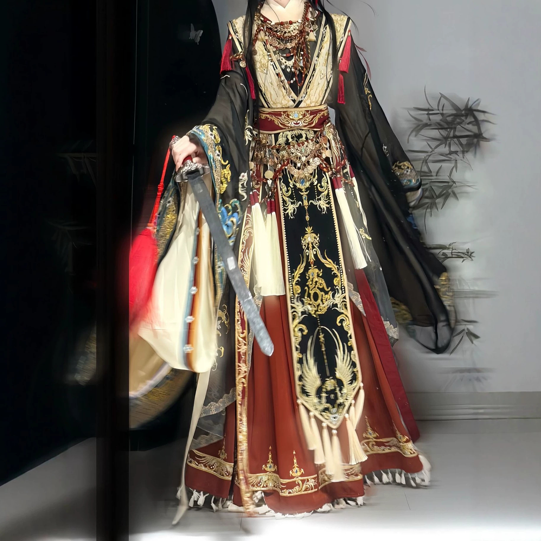 Han Yu Kui Original Design, Zhu Xudan's Same Style Fairy Dress, Little Fairy Autumn/Winter Heavy Embroidery, Multiple Colors