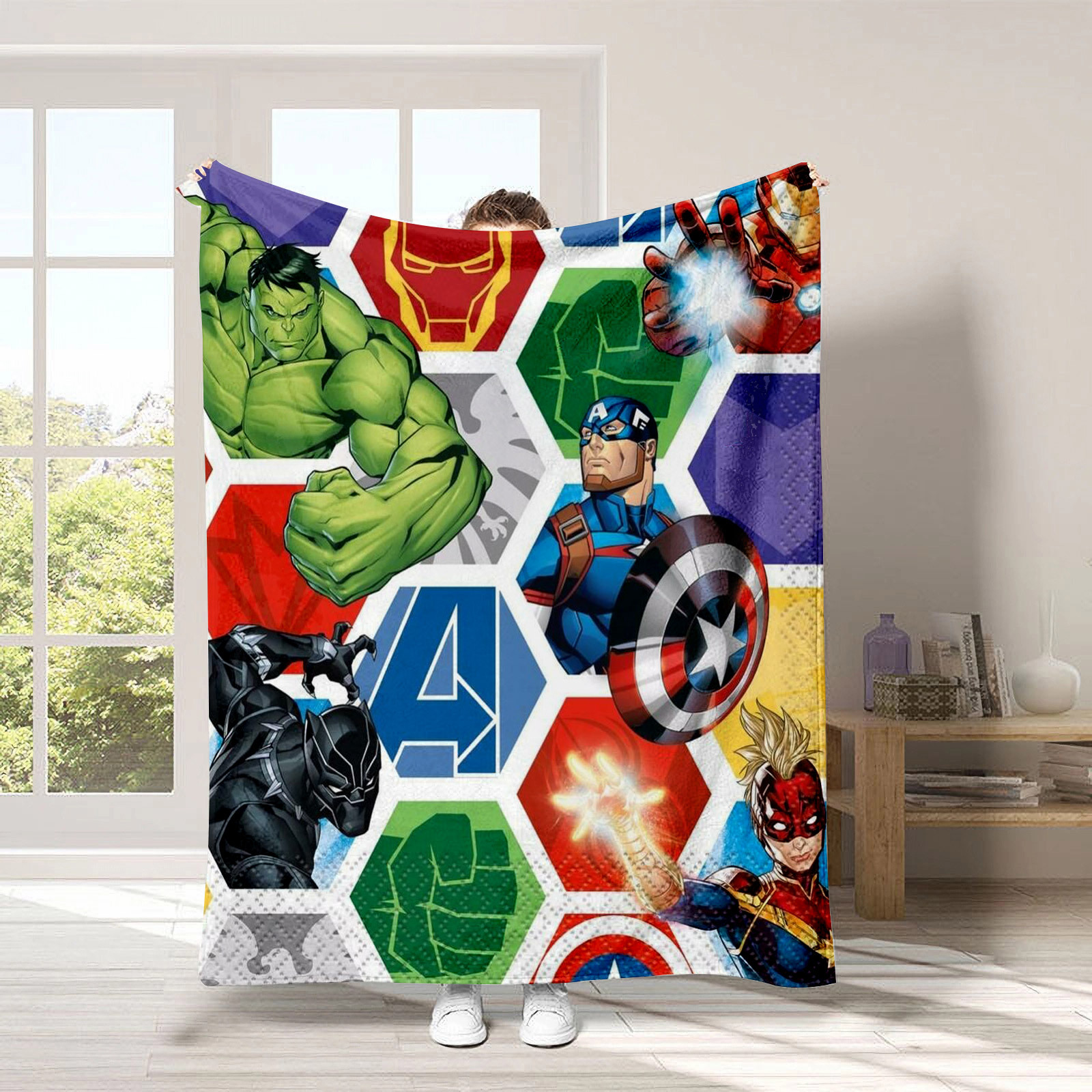 Nuevos productos Spider-Man - Marvel Avengers mantas sofá acondicionado mantas engrosadas mantas impresas fabricantes