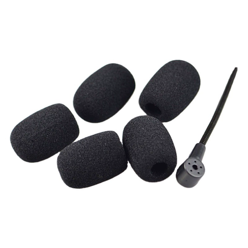 Микрофон Звукоизоляционная гарнитура губка Гарнитура ухо хлопок крышка микрофона Губка крышка головной убор Микрофон Воротник зажим микрофон губка