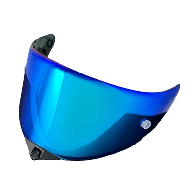 Dəbilqə (Kaska) aksesuarları: Universal Ttr Mirror Motorcycle Helmet - tt-r-revo-tea-blue