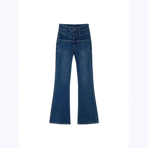 Pear-shaped figure women's micro-waist wide-leg trousers, new autumn fashion, loose and flattering hip-hiding long pants for plus-size sisters