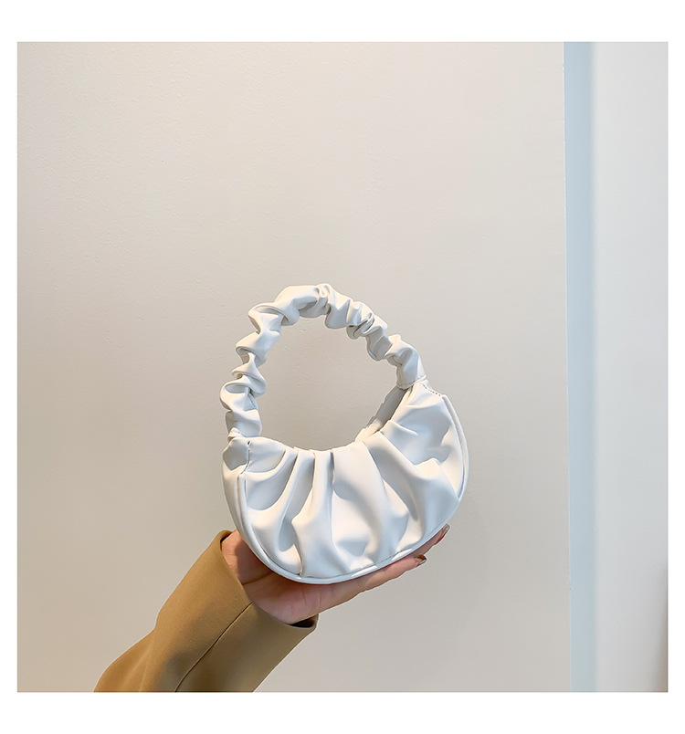 2024 Sommer Neue Trendy Internet Rot Vielseitig Eine Schulter Unterarm Modische Handheld Einfach Gefaltete Wolke Tasche_voghion.com