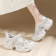 Thick-soled Hollow-out Torre Shoes Women's 2025 Summer Velcro Baotou Breathable sneaker Casual All-match Paris Sandals