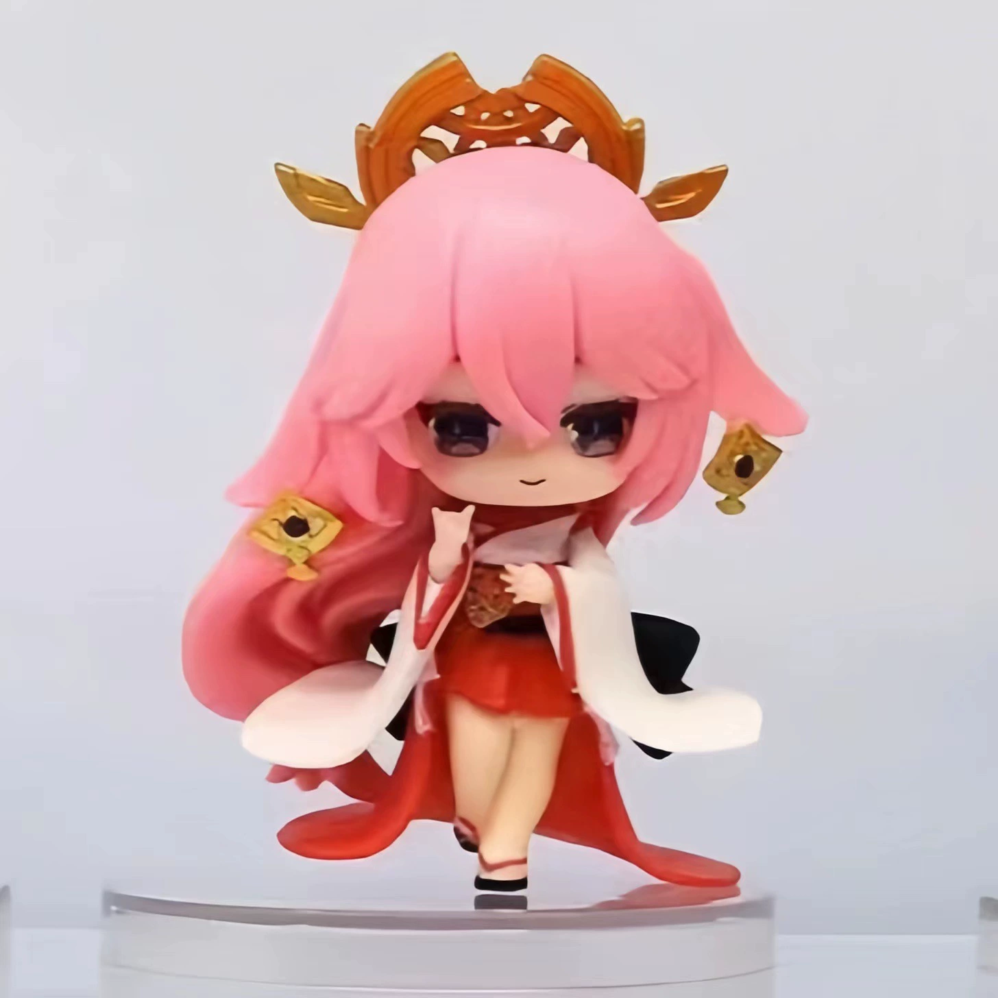 Q версия гача-аксессуары по игре Genshin Impact Krysanri Ayani Lei и Lightning General Yae God Son Figure аксессуары