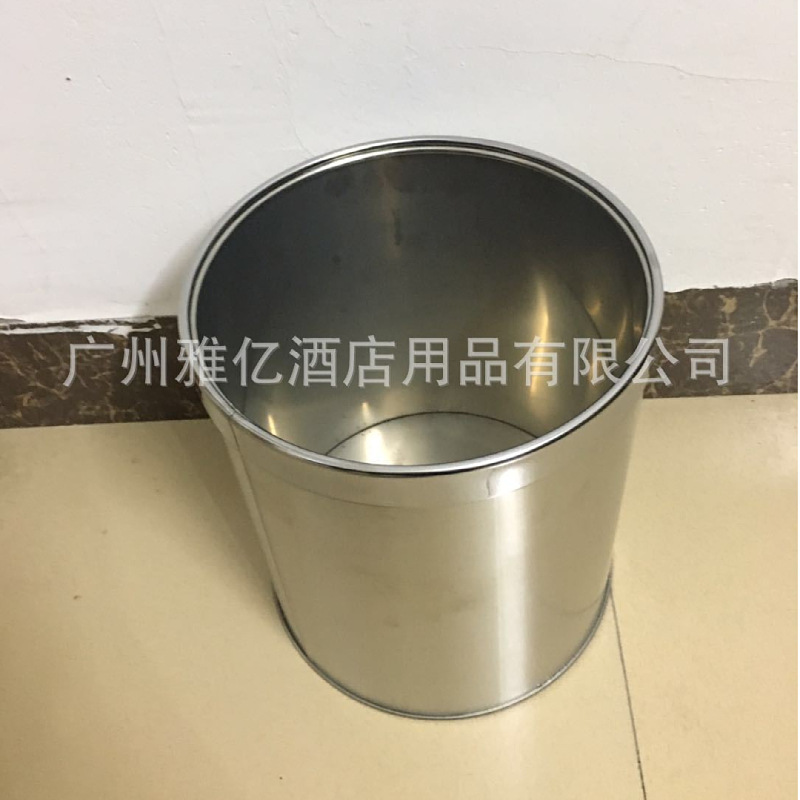 ホテル用丸型二層式ゴミ箱 直投式 蓋なし 10L 客室用ゴミ箱 オフィス KTV 民宿 トイレ用 10L ゴミ箱|undefined