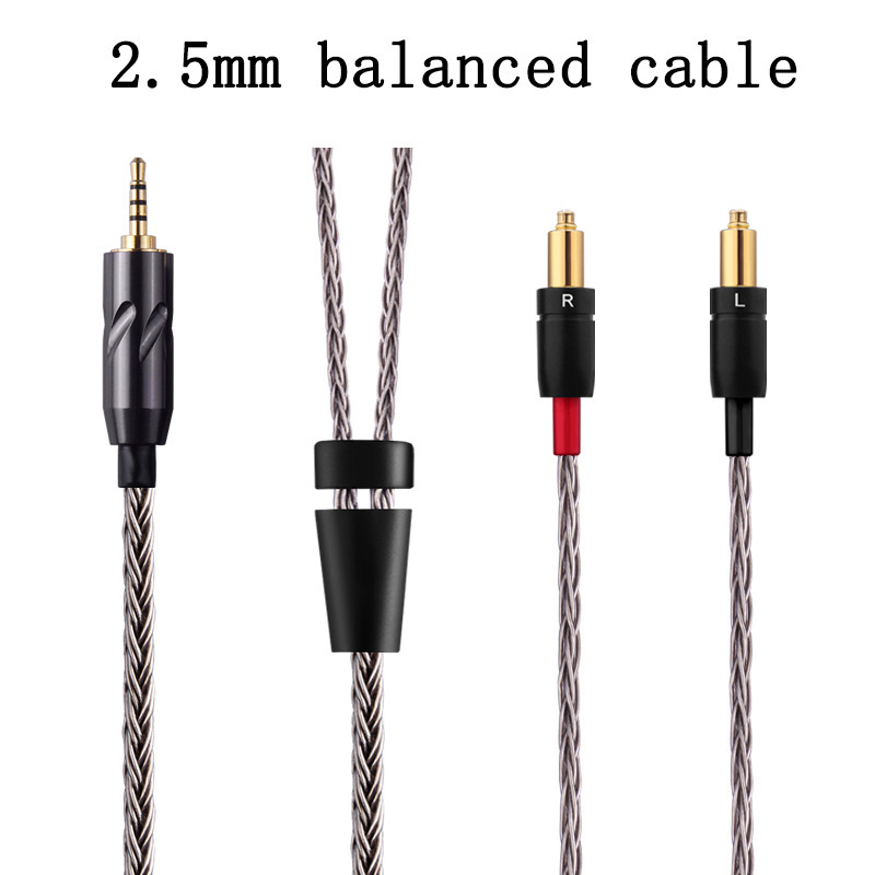 SRH1840 SRH1540 SRH1440 16 strands 4.4mm 2.5mm balance wire single crystal copper earphone wire