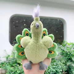 [Xiaohongshuと同じスタイル] Quishimei 孔雀ぬいぐるみオーナメント動物園お土産人形人形ペンダント