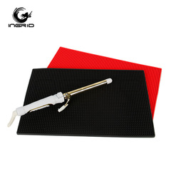 髮廊工具台硅膠防滑墊亞馬遜美髮油頭專業收納剪刀防滑墊子隔熱墊