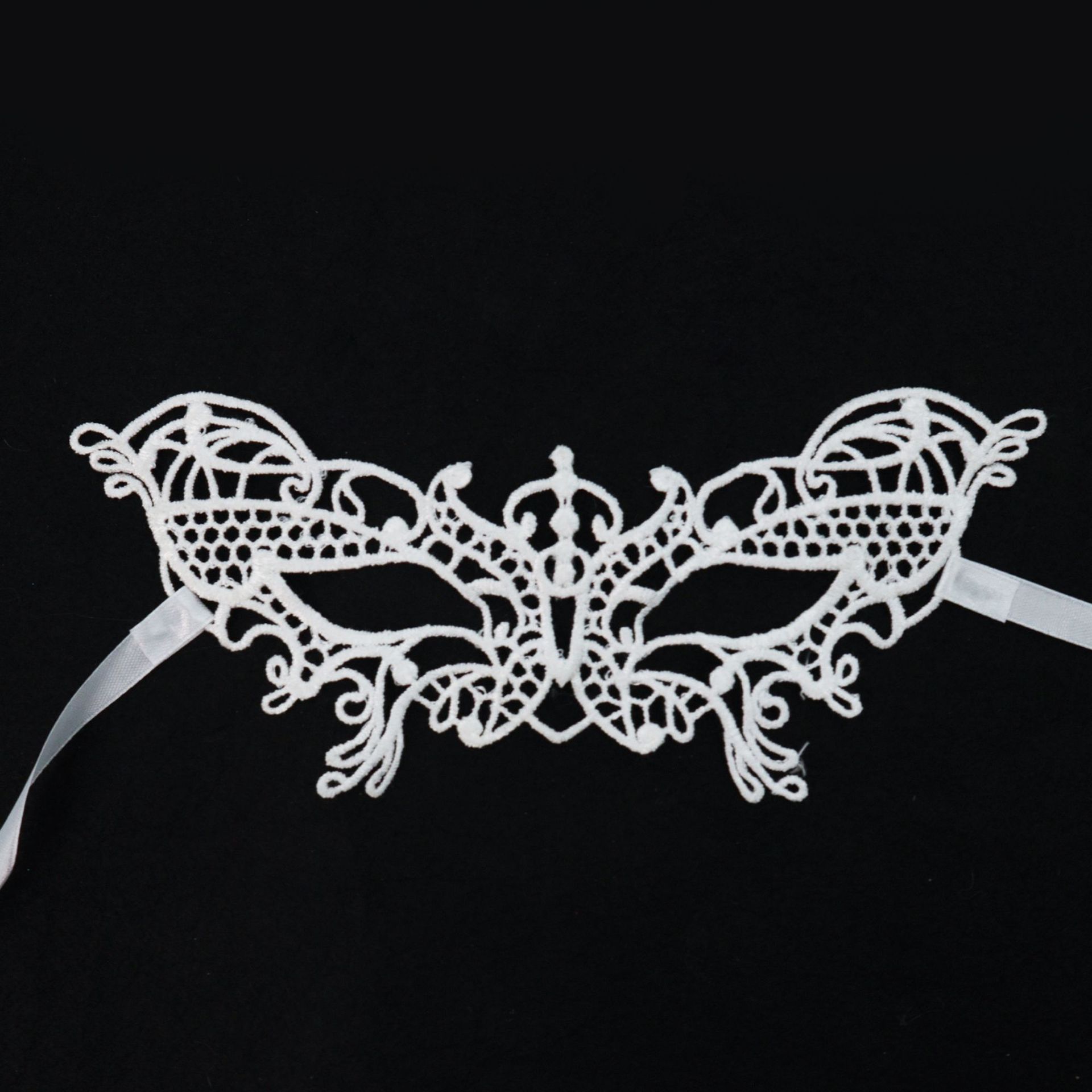 Carnaval máscara de encaje de venta transfronteriza máscara de maquillaje de fiesta de baile máscara de encaje amorfa máscara TK