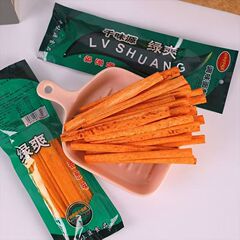 ネットセレブのスパイシーストリップ、千味源キャンパススナック、スパイシーグリーン、子供の頃の食欲を満たすスパイシースライス、子供の頃の懐かしいインスタントスナック