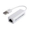 1.1 usb turn rj-45 white Wired NIC drive notebook computer External Ethernet Adapter