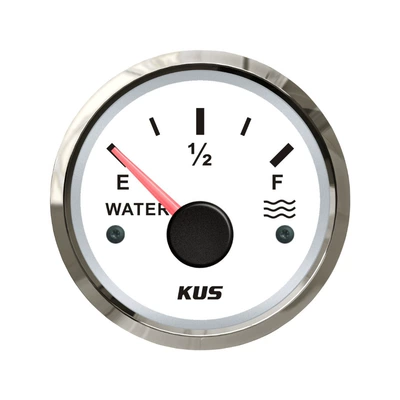 automobile instrument Level Gauge for Ships, Cars - white-meter-0-190-ohms