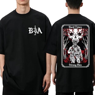 Hard Times 2025 Brothers In Arms Double Sided printed T shir