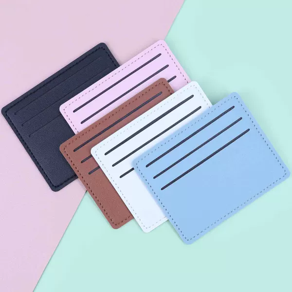 6 Card Slot Card Holder for Women, Ultra-Thin and Compact Card Holder, Silver Card Holder with Multiple Card Slots, Female Bank Card Holder, Male Protective Cover, Cross-Border