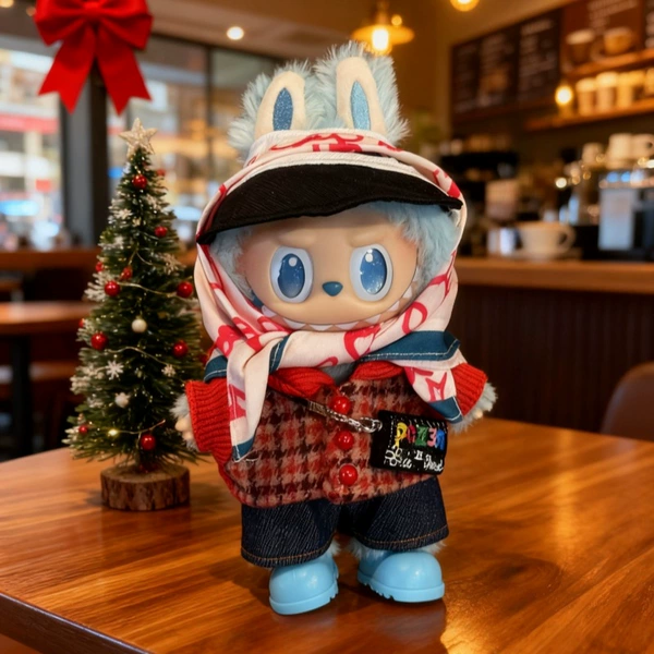 LBB-V red plaid suit