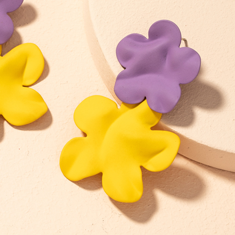 fashion flower earrings
