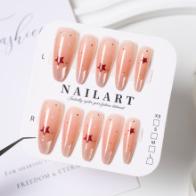 10片分码穿戴甲热销爆款卡通可爱甜美少女心高级氛围感穿戴甲指甲