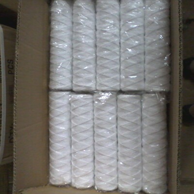 供應10英寸PP線繞濾芯，蜂房線繞濾芯，丙綸線繞濾芯，PP YARN