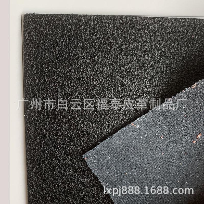 现货格桑纹二层黄牛皮沙发皮鞋带箱包家具 真皮革材料再生皮革