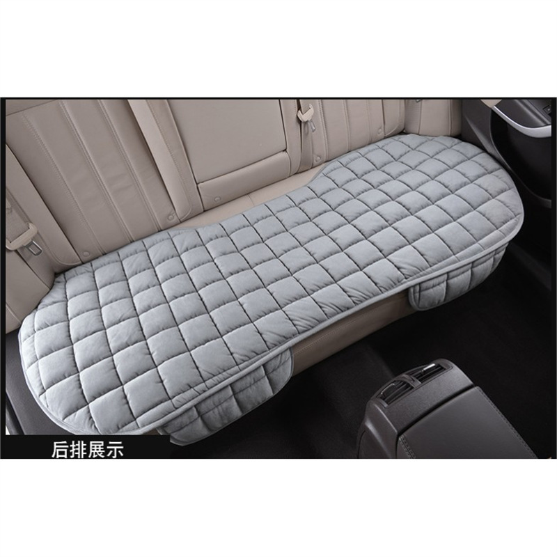 国境を越えたWISH冬用車用ぬいぐるみ3点セット、滑り止め、一体型、背もたれなし、市松模様、結ばない、工場直販|undefined