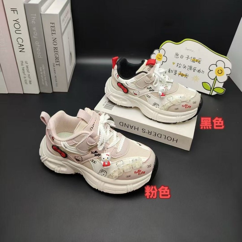 女童运动鞋皮面2025春秋季新款儿童鞋子 休闲鞋老爹鞋跑步鞋|undefined