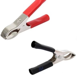 30A 70mm 12V AlligAtor Clip BAttery ClAmp with Red BlAck SheAth