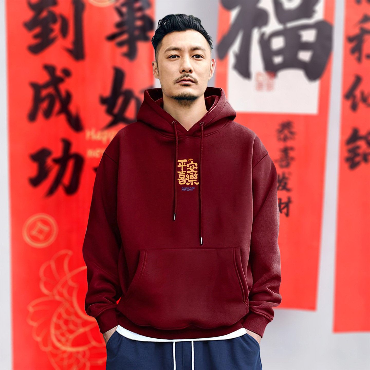 American fashion hollow hoodie hombre hollow versátil otoño-invierno estudiantes inns retro abrigo de peluche casual