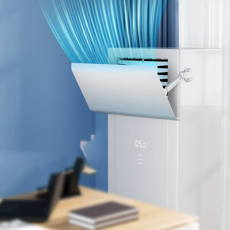 Вертикальный Шкаф воздушный дефлектор Офис Гостиная лето в помещении равномерная пластина подачи воздуха бесплатно пластиковая сталь кондиционер ветровой дефлектор