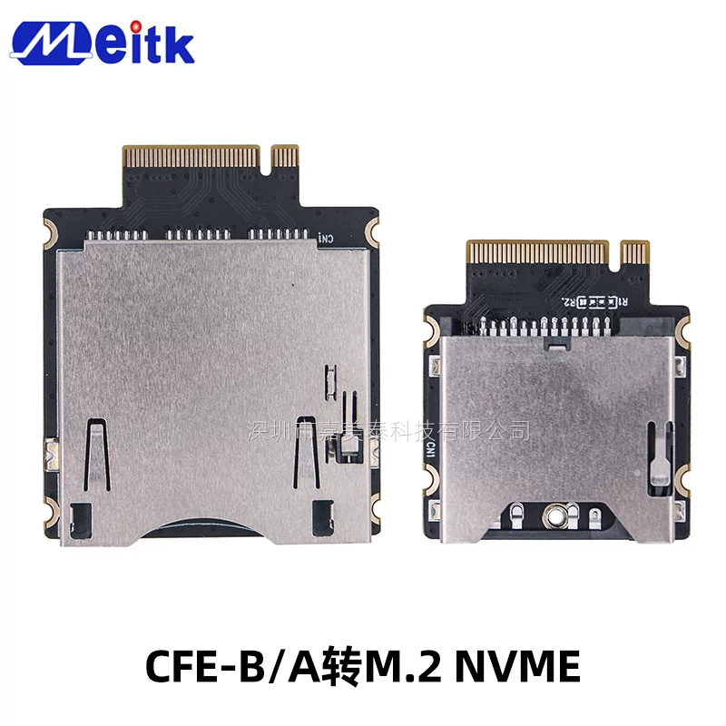 Карта CFExpress Type-B CFE-A → M.2 M-key NVMe, интерфейс с поддержкой PCIe 3.0/4.0 x2