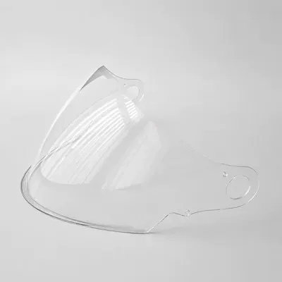 LS2 half helmet visor is suitable for OF616 helmet, providing sun protection and UV protection, suitable for day and night use, and is a reinforced windproof visor (Dəbilqə (Kaska) aksesuarları) - transparent
