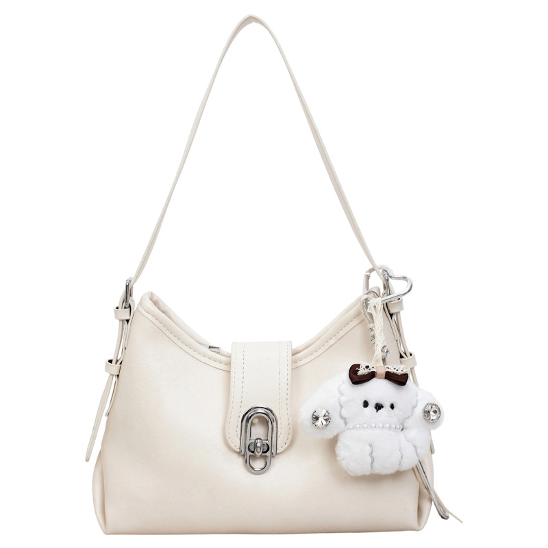 La sensación cotidiana de lujo ligero nicho bolso debajo de la braza de la mujer 2026 nuevo estilo primavera-verano popular viaje de hombro bolso de cubo