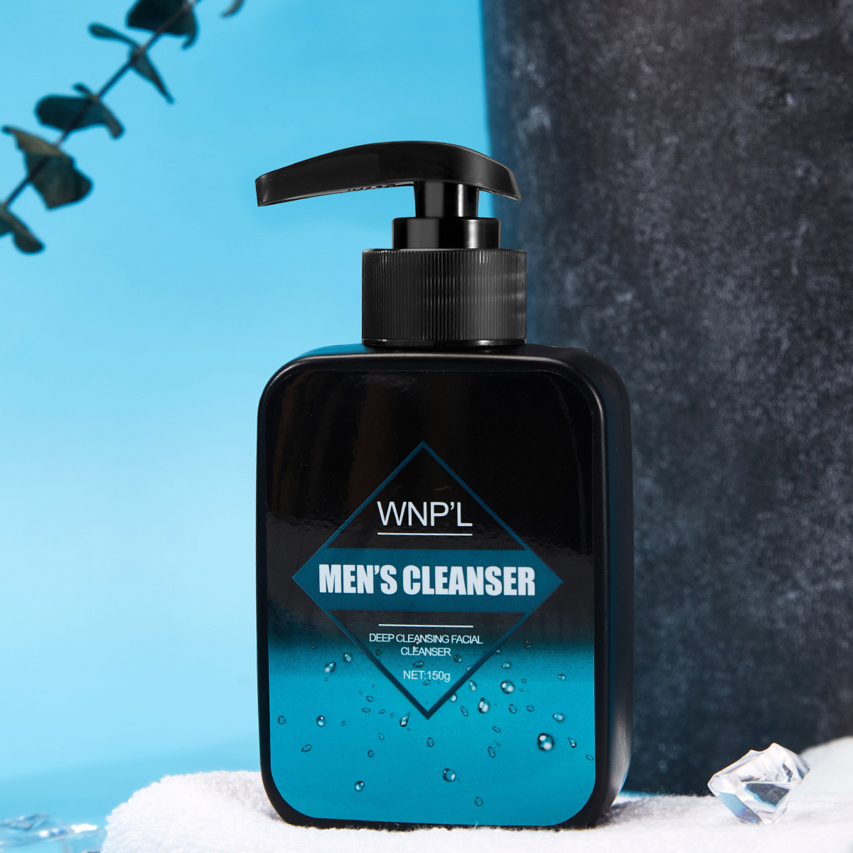 Men's facial cleanser oil control moisturizing deep cleansing pores men's special facial cleanser factory delivery in stock