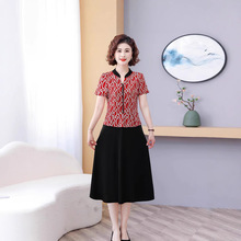 一件代发 新中式连衣裙妈妈2025新款夏季时尚气质裙子