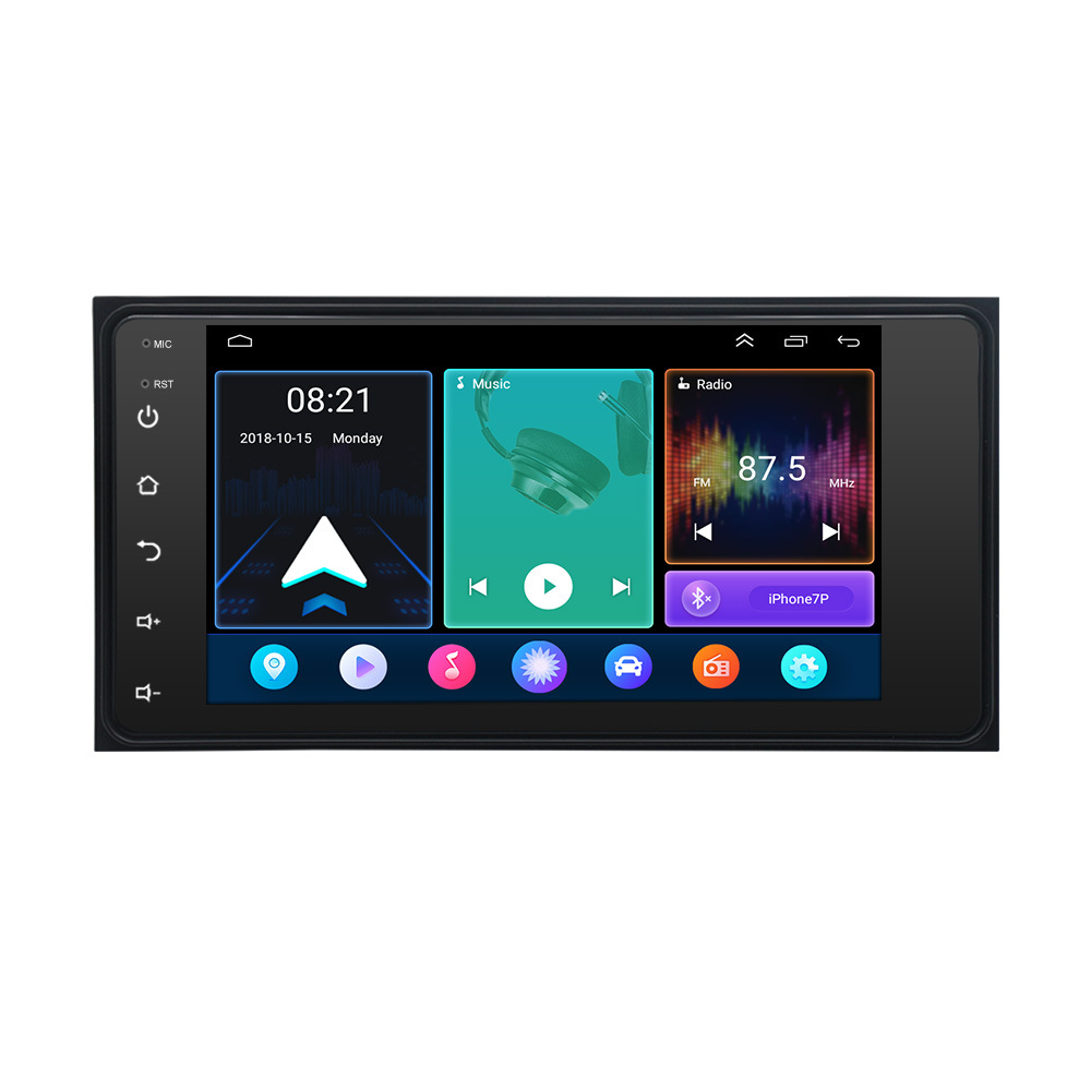 Para Toyota Corolla de 7 pulgadas Toyota Corolla Android Navegación universal todo en uno Navegación para automóvil