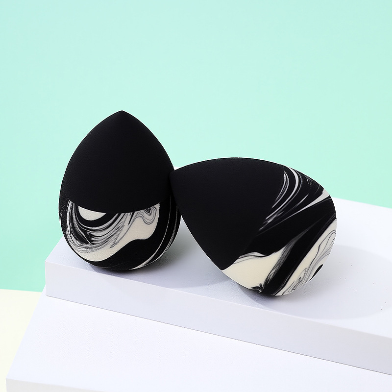 Color mezclado personalizado de fábrica maquillaje transfronterizo huevo de belleza hidrofílico maquillaje sin látex esponja maquillaje huevo de maquillaje en polvo remojo en agua para agrandar